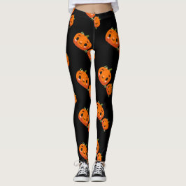 Halloween: Pumpkin mönster-balkar Leggings