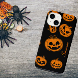 Halloween Pumpkin Mönster Mobil 14 Fodral