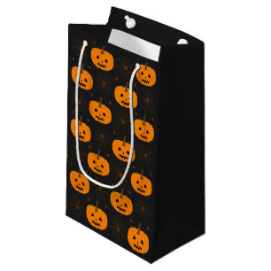 Halloween Pumpkin Mönster Small Gift Bag