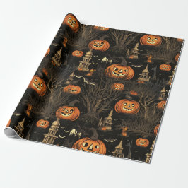 Halloween Pumpkin-Mörk Presentpapper