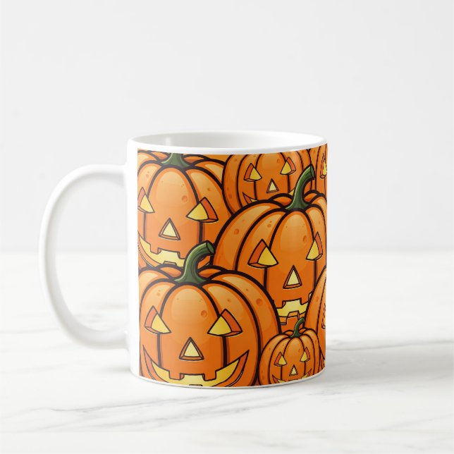 Halloween Pumpkin Mug Kaffemugg (Vänster)
