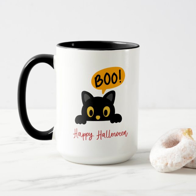Halloween Pumpkin Mugg (Med munk)
