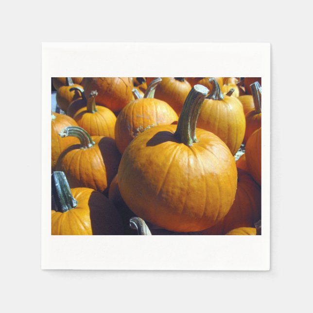 Halloween Pumpkin Napkins Pappersservett (Framsidan)