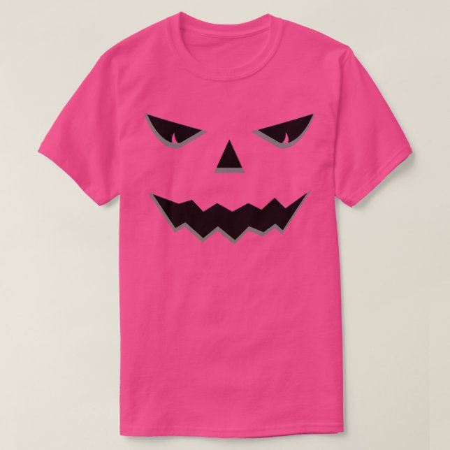 Halloween Pumpkin O Lantern Lazy Costume T Shirt (Design framsida)