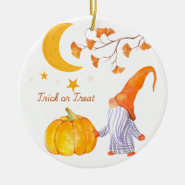 Halloween Pumpkin orange Ornaments Julgransprydnad Keramik