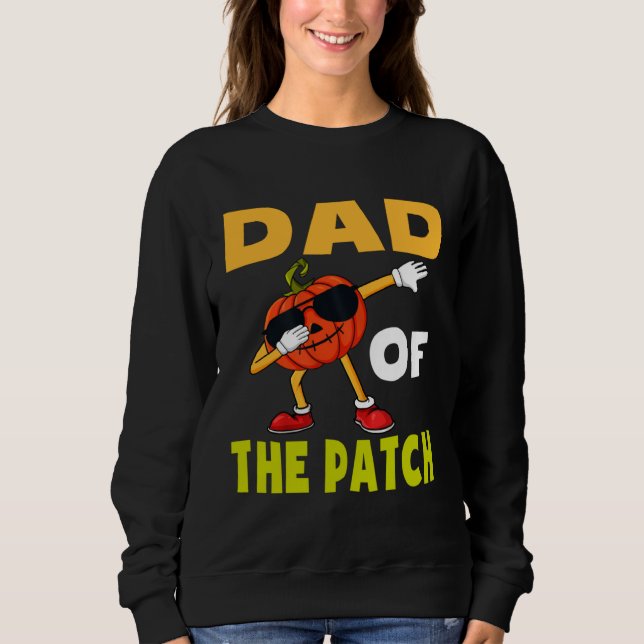 Halloween Pumpkin Patch Dad Of The Patch Jack O La T Shirt (Framsida)