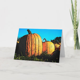 Halloween Pumpkin Patch i Daytime Kort