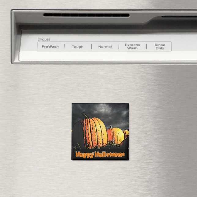 Halloween Pumpkin Patch Magnet (In Situ (Dishwasher))