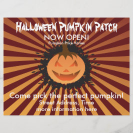 Halloween Pumpkin Patch Reklamblad