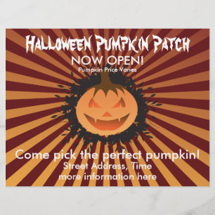 Halloween Pumpkin Patch Reklamblad