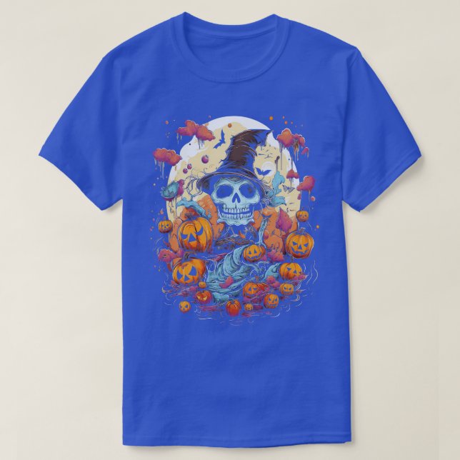 Halloween Pumpkin Patch T Shirt (Design framsida)