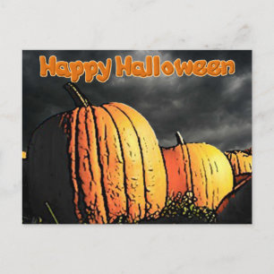 Halloween Pumpkin Patch Vykort