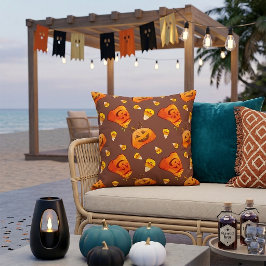 Halloween Pumpkin Pattern Kudde