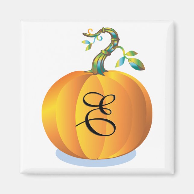 Halloween Pumpkin Personalizable Magnet (Framsidan)