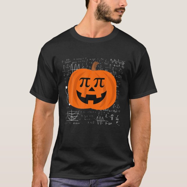Halloween Pumpkin PI | Funny Math Pumpkin PI T Shirt (Framsida)