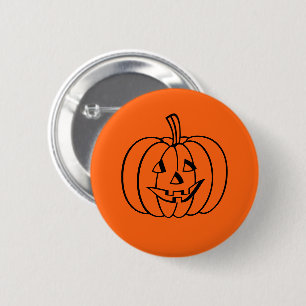 Halloween Pumpkin Pin Knapp