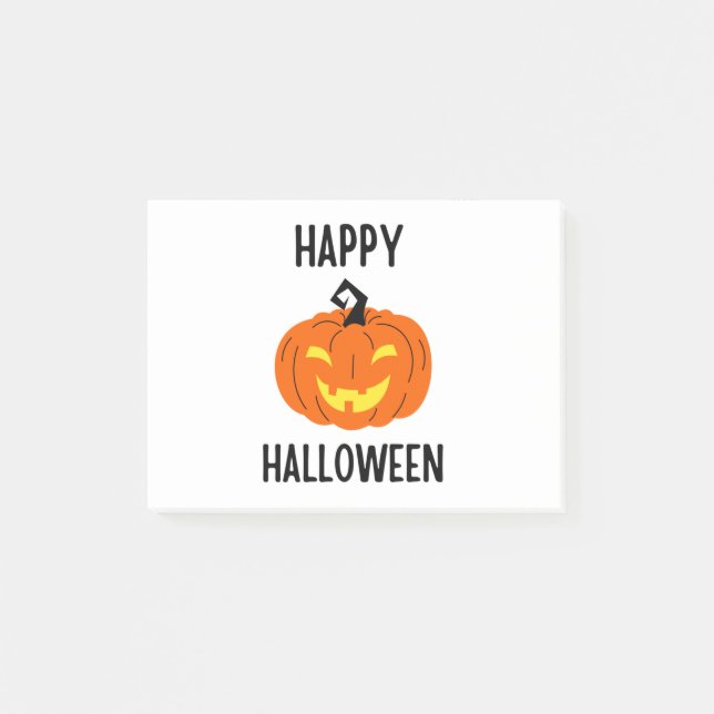 Halloween Pumpkin Post-it Block (Framsida)