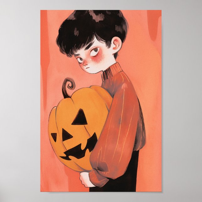 Halloween Pumpkin Poster (Framsidan)