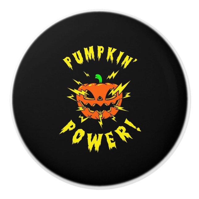 Halloween Pumpkin Power Knopp (Framsidan)