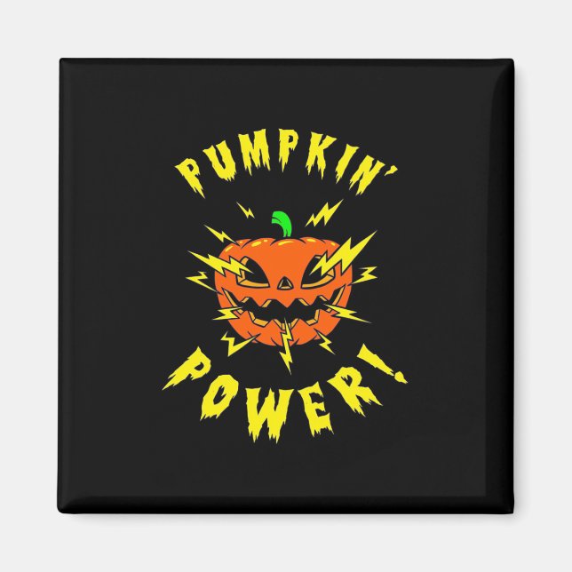 Halloween Pumpkin Power Magnet (Framsidan)