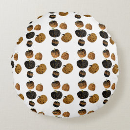 Halloween pumpkin rund kudde