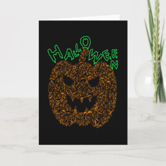 Halloween Pumpkin Scary Bike Kort