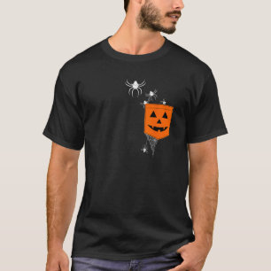 Halloween Pumpkin Scary Halloween Funny Party Spoo T Shirt