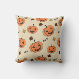 Halloween Pumpkin Seamless Mönster Kudde