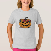 Halloween Pumpkin Shirt för barn