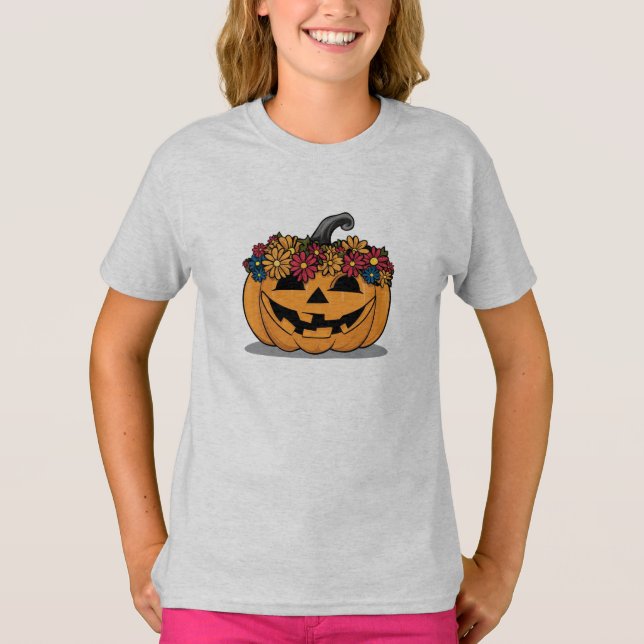 Halloween Pumpkin Shirt för barn T (Framsida)