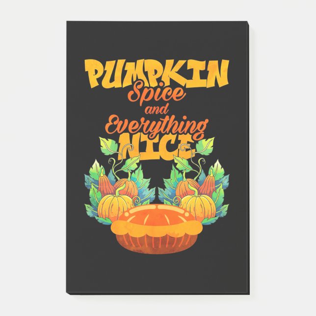 Halloween Pumpkin Spack och allt fint Post-it Block (Framsida)