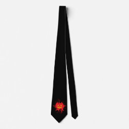 Halloween Pumpkin Splatter Tie Slips