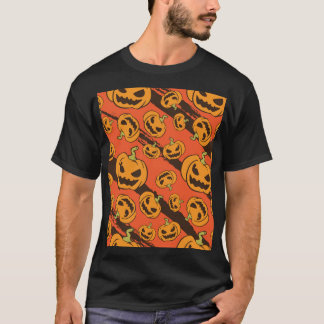 Halloween Pumpkin: Spooky Seamless Mönster T Shirt