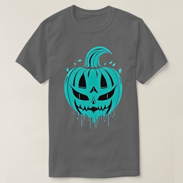 Halloween Pumpkin Spooky T Shirt (Design framsida)