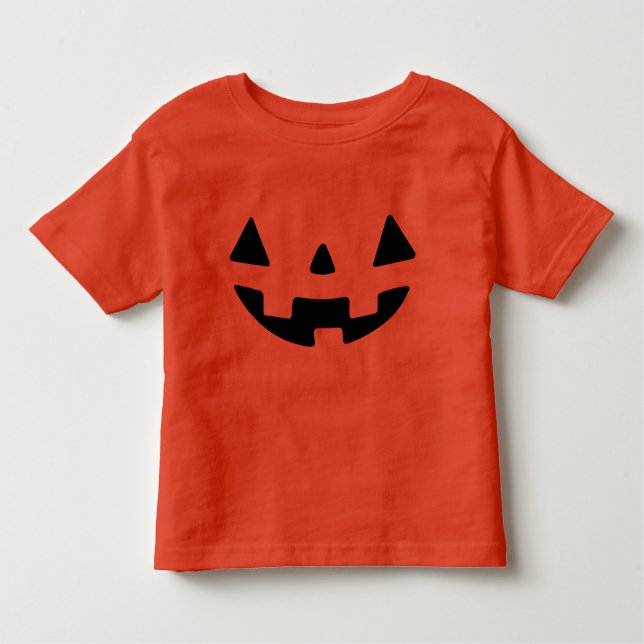 Halloween Pumpkin T Shirt (Framsida)