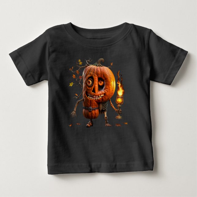 Halloween Pumpkin T Shirt (Framsida)