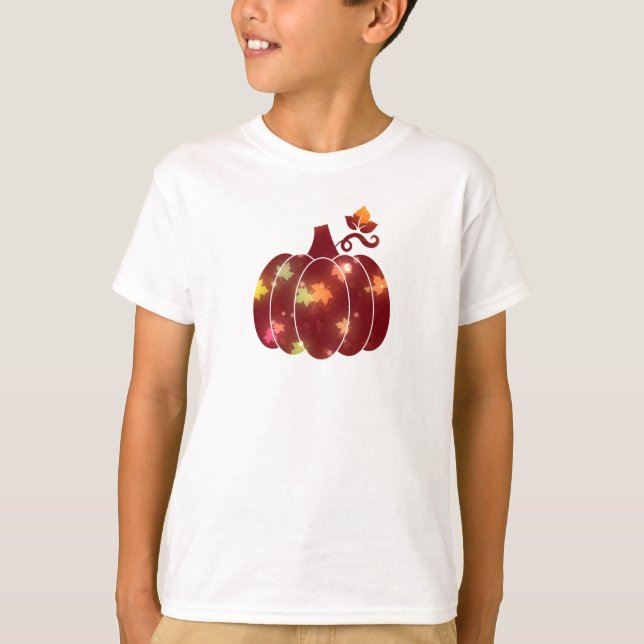 Halloween Pumpkin T Shirt (Framsida)