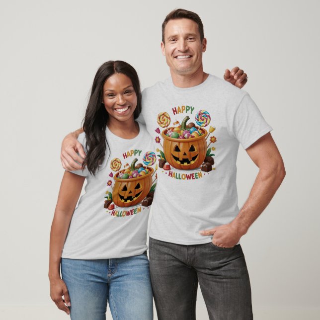 Halloween Pumpkin T Shirt (Unisex)