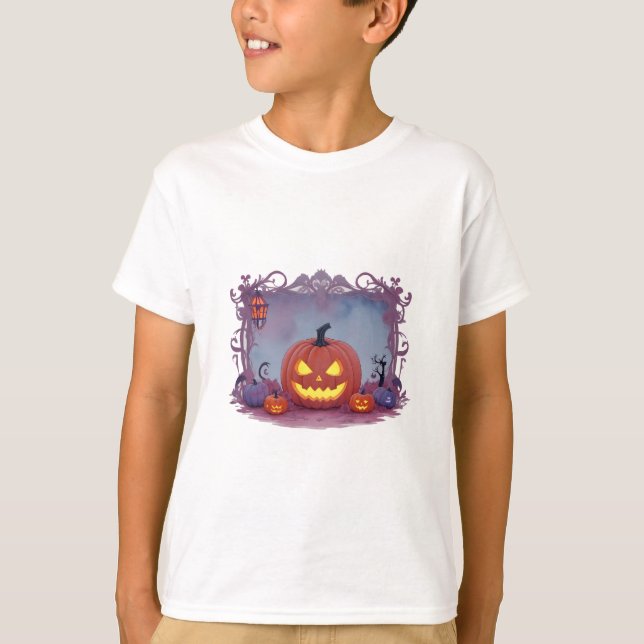 Halloween pumpkin t shirt (Framsida)