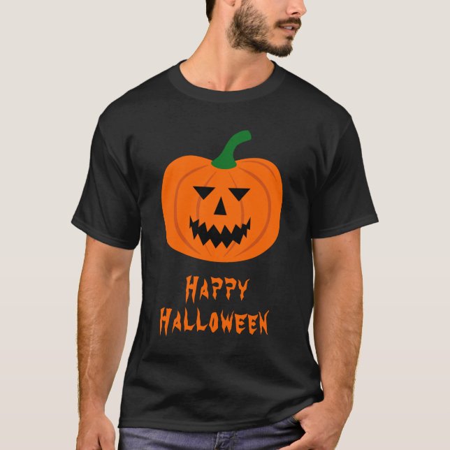 Halloween Pumpkin T-Shirt (Framsida)