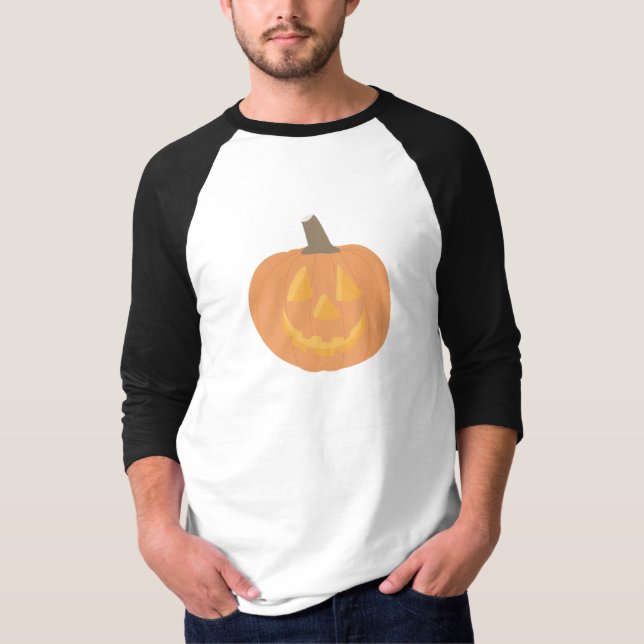 Halloween Pumpkin T Shirt (Framsida)