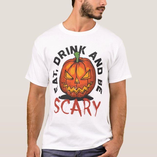 Halloween pumpkin t shirt (Framsida)