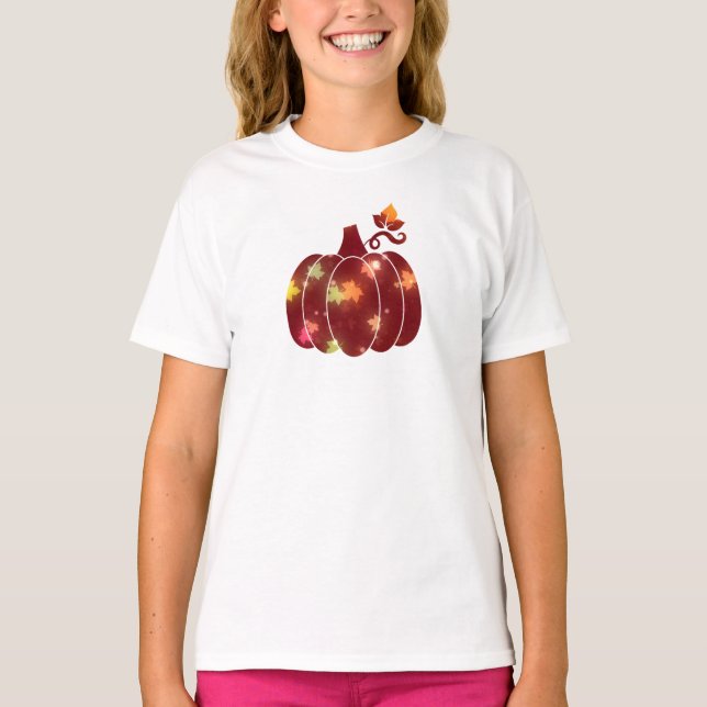 Halloween Pumpkin T Shirt (Framsida)