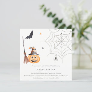 Halloween Pumpkin-taloky för vilken ålder som hels Tack Kort