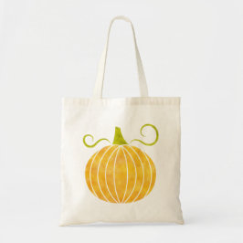 Halloween Pumpkin Tote Bag Tygkasse