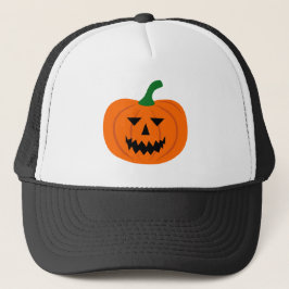 Halloween Pumpkin-Truckerkeps Keps