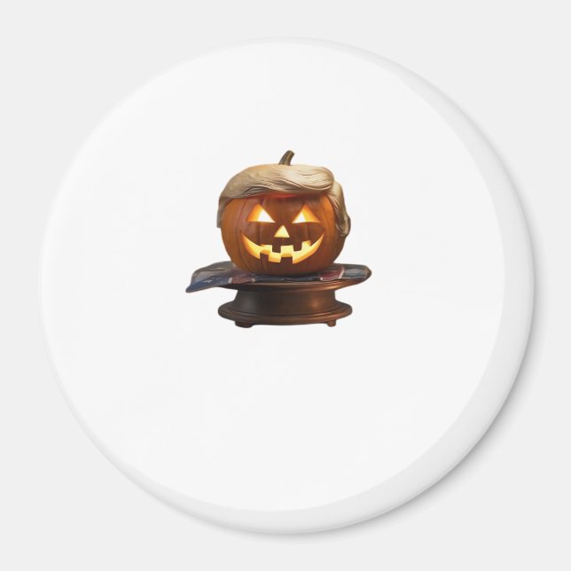 Halloween, Pumpkin Trumpkin, gör Halloween Underba Magnet (Framsidan)