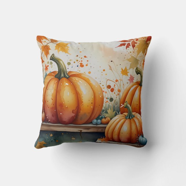 Halloween Pumpkin Vibes-design Kudde (Baksida)