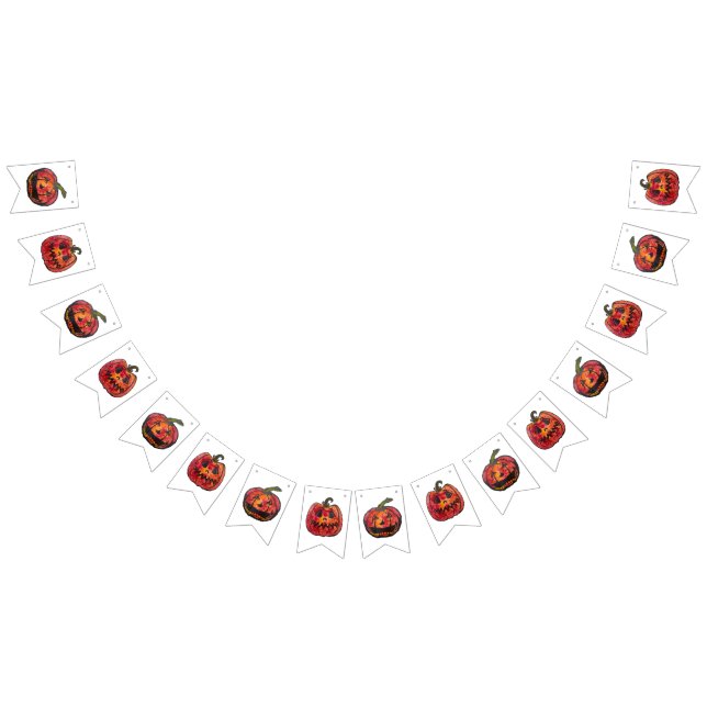 Halloween Pumpkin Vimplar (Alla)