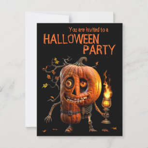 Halloween Pumpkin Vykort